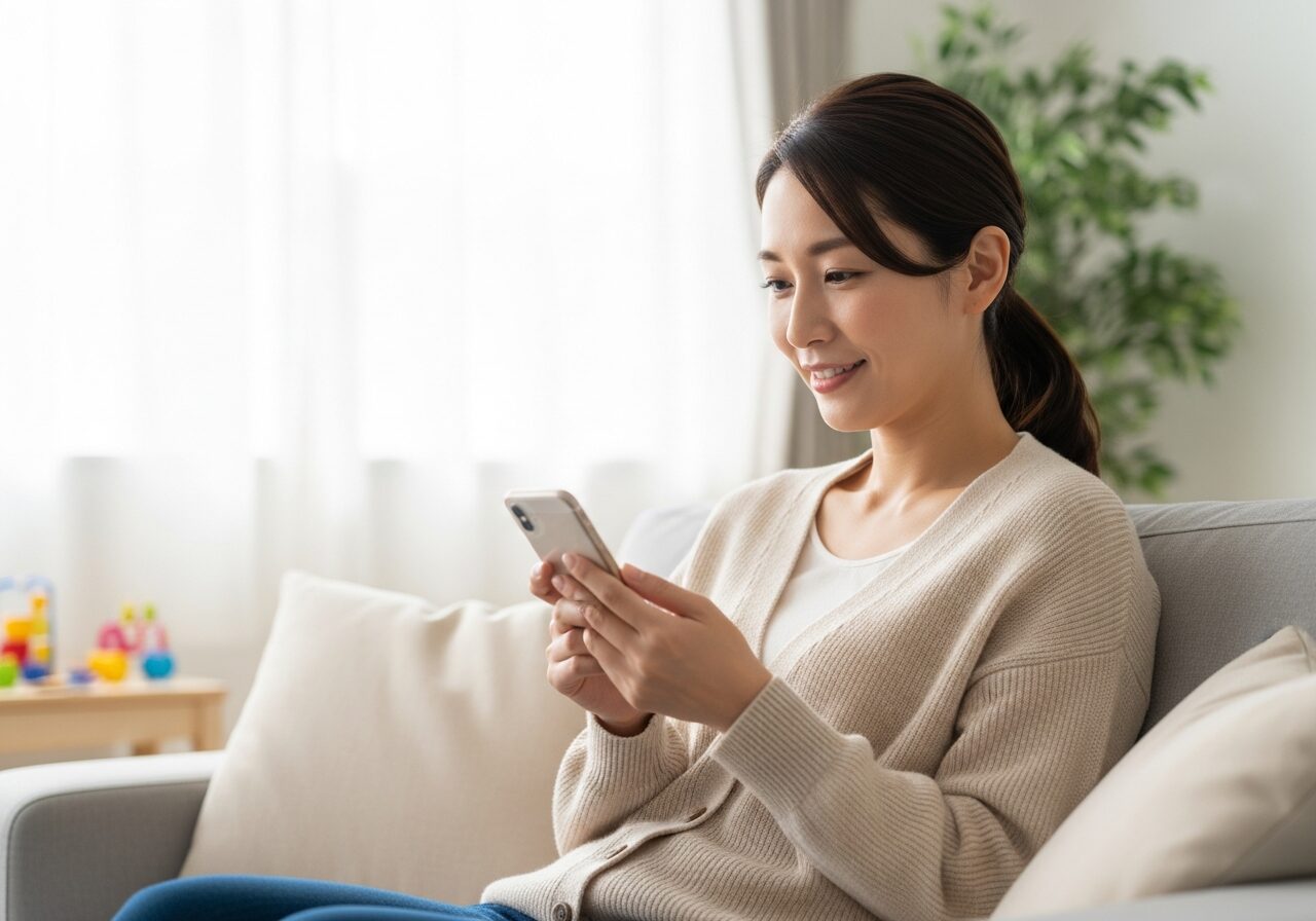 ポイ活する主婦、ママ