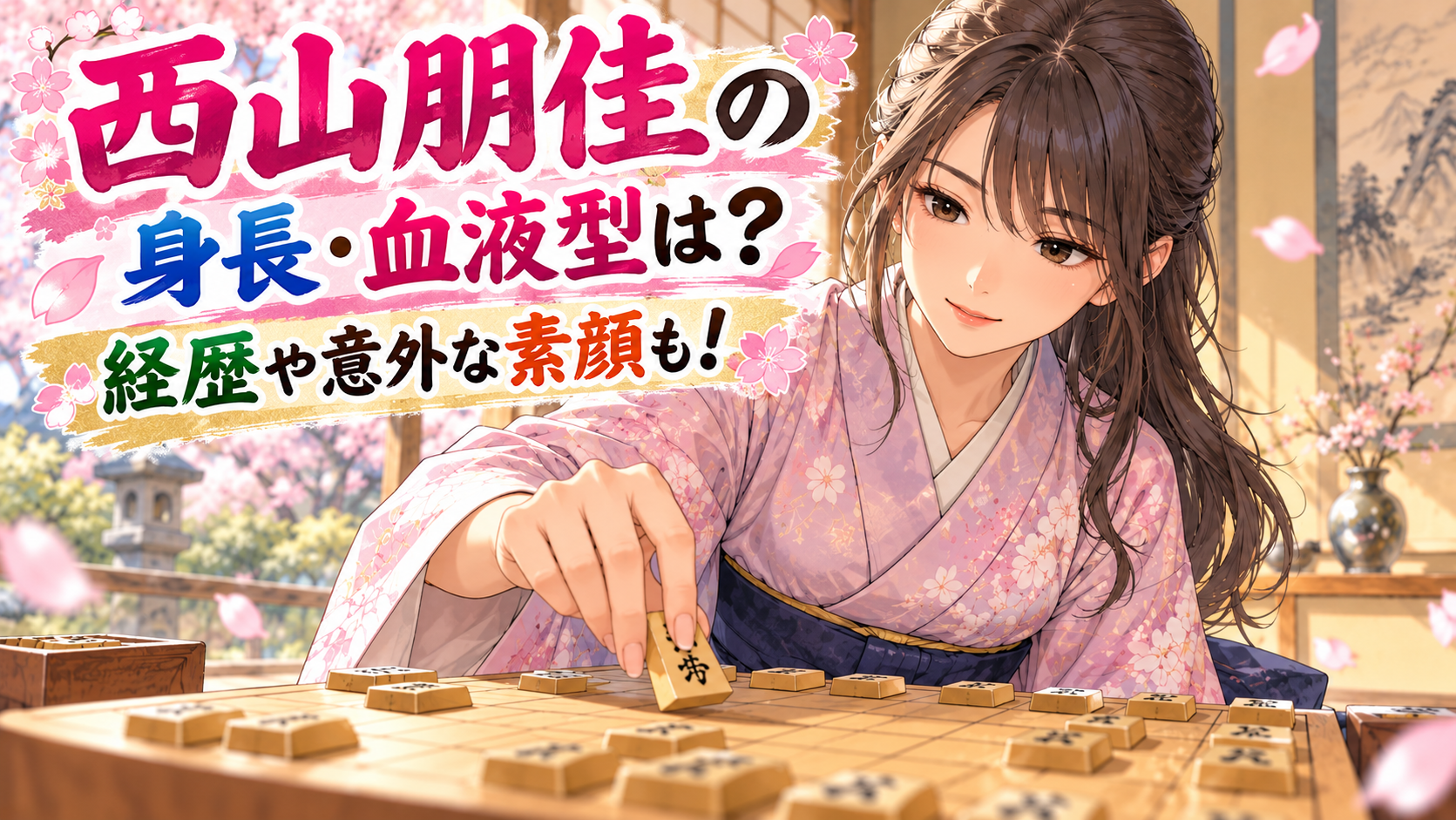 西山朋佳の身長・血液型は？